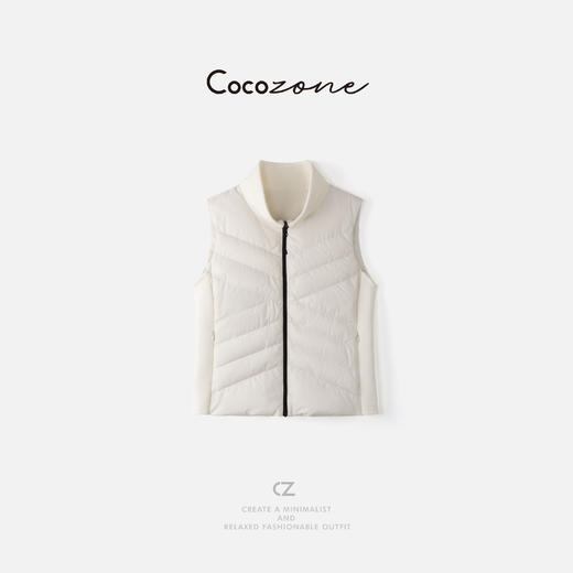 COCO ZONE 刘一一 “冬日暖阳”轻户外修身撞色马甲 CD2A1949 商品图0