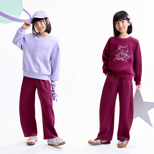 【实体店同款】女童全腰针织裤秋季新款安奈儿童装AG536169 商品图3