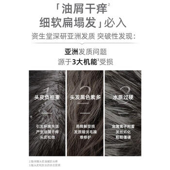 资生堂专业美发芯诗珀莉头皮生机洗头露250ml强韧发丝无硅油亮泽秀发 /个人护理 /洗发护发 /洗发水 商品图4