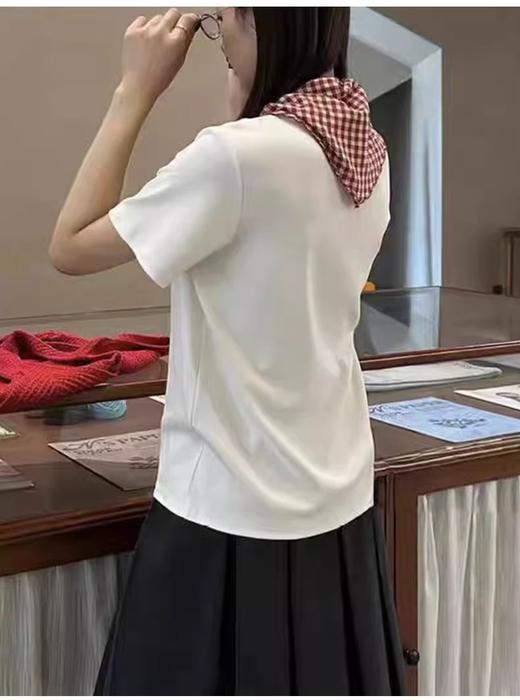 【门店同款】ENJOY秋季围巾熊短袖T恤 164899323 商品图6