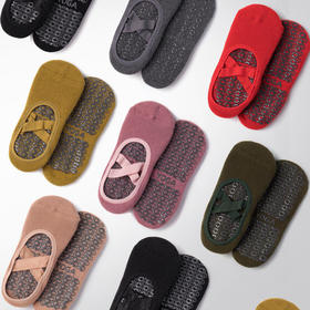 【49元任选3双】【腾飞系列】防滑瑜伽袜普拉提袜子地板毛圈加厚交叉舞蹈运动袜（活动产品，收货7天内支持退换）