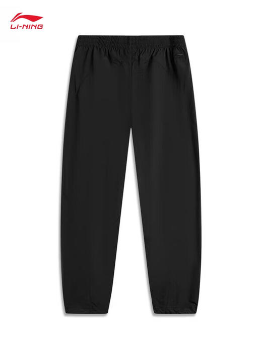 李宁（LI-NING）运动长裤女子潮流时尚简约薄款百搭休闲长裤AYKV174 商品图3
