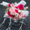 仙奢款鲜花抱抱桶【恰似你的拥抱】粉荔枝玫瑰9支/弗洛伊德玫瑰6支/洋桔梗8朵/苏菲宝贝玫瑰4朵/白罗兰3支/蓬莱松4支/鸵鸟毛3支/氛围感仪式感鲜花/ 商品缩略图2