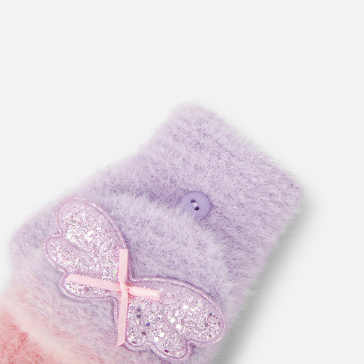 巴拉巴拉balaOne儿童手套女童渐变翅膀造型2025年新款柔软舒适萌 商品图3