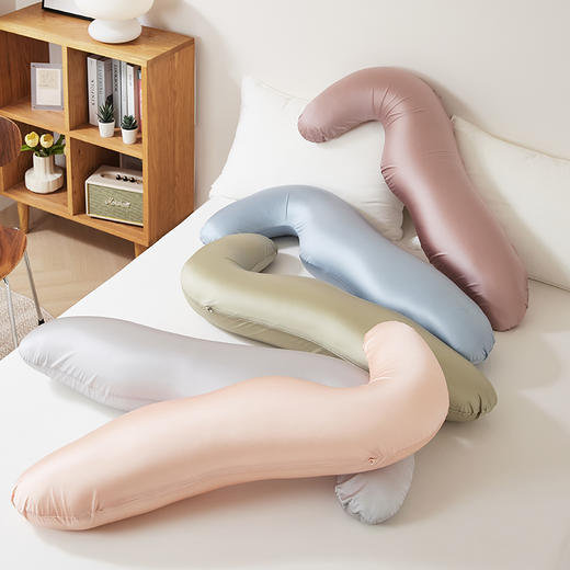 水漾凉感光感床上长条人体工学抱枕|解锁安稳睡姿，怎么睡都舒坦！ 商品图6