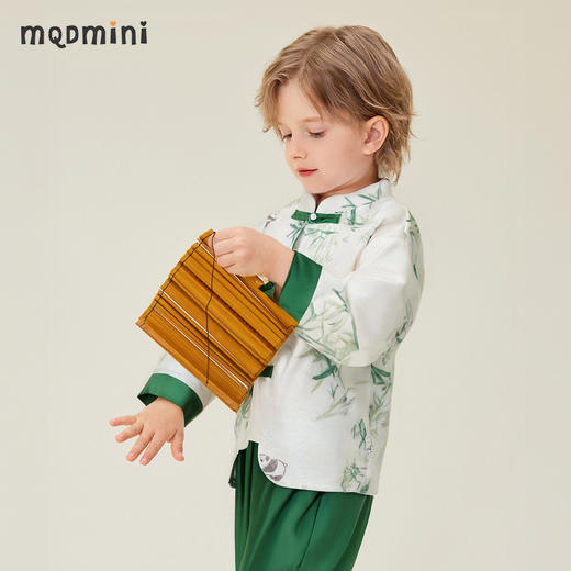 【新中式两件套】【90-140】【MQDmini】男童春秋汉服套装 商品图8