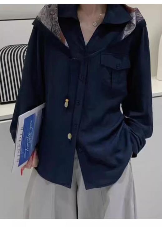 【门店同款】ENJOY秋季“城市与旷野”配丝巾衬衫 164743249 商品图2