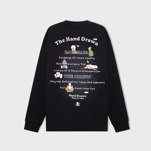 【新品上新】HX 春秋季圆领卫衣宽松C106530034101联名款 商品图10