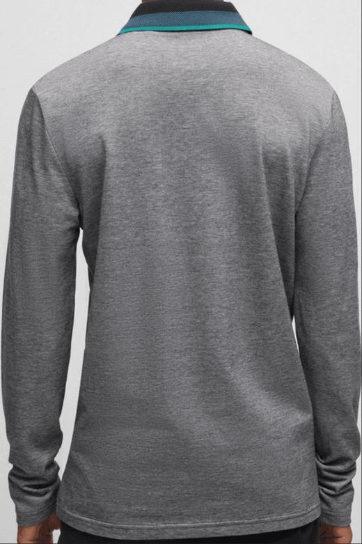 【超惠秒】BOSS 男士宽松款全棉长袖Polo T恤 11866 商品图14