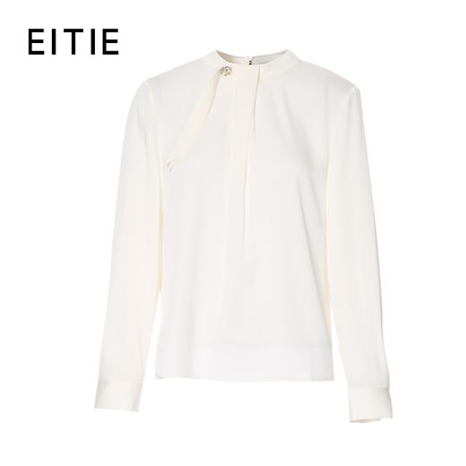 EITIE爱特爱前襟压褶设计简雅有型小上衣8313007 商品图0