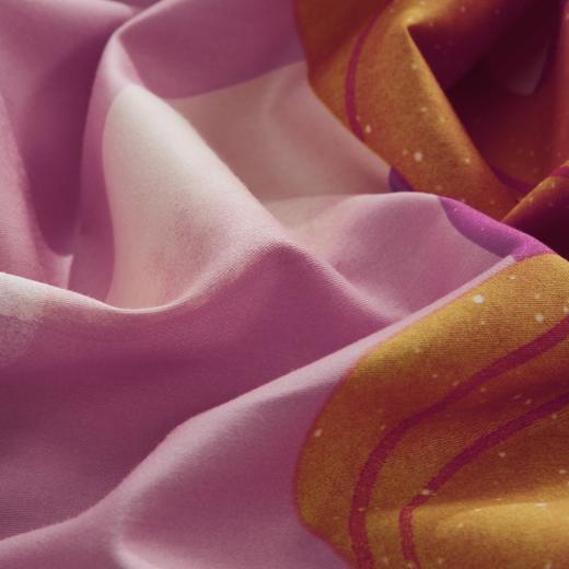 恐龙 泡泡公主 全棉四件套 紫色 150×220cm 商品图8