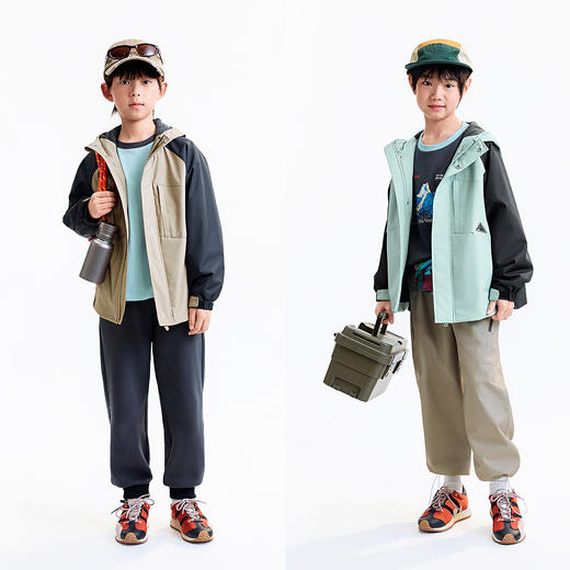 【实体店同款】男童梭织外套冬季新款安奈儿童装AB545139 商品图3