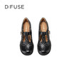 Dfuse迪芙斯2025秋季新款时尚浅口鞋复古粗中跟T带显瘦玛丽珍鞋职业通勤鞋DFD3111033 商品缩略图9