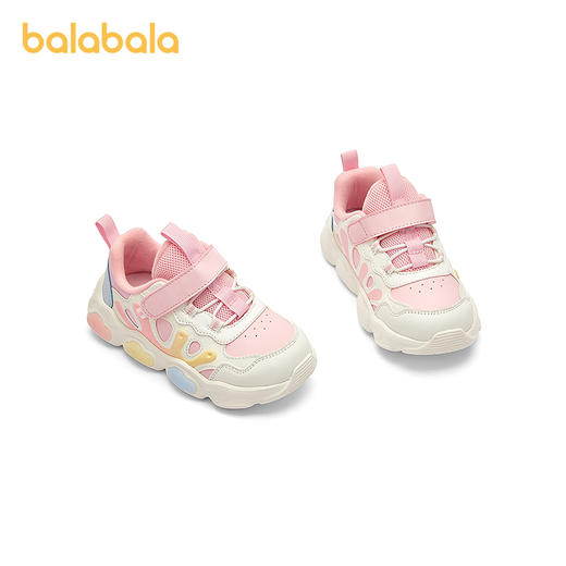 巴拉巴拉儿童稳步鞋女宝宝闪灯鞋可爱2025新秋冬鞋子 商品图4