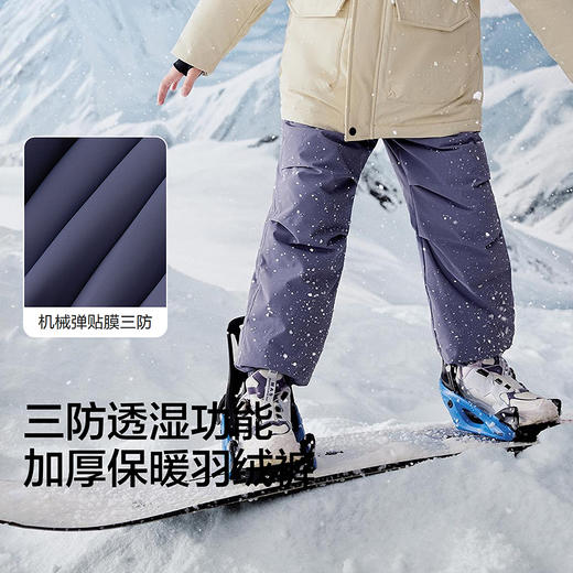 巴拉巴拉balaOne童装儿童羽绒裤男童女童2025冬新款长裤保暖加厚 商品图3