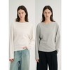 MAISON CECILE 四色/宽松随性设计感圆领蝙蝠袖休闲上衣 商品缩略图0