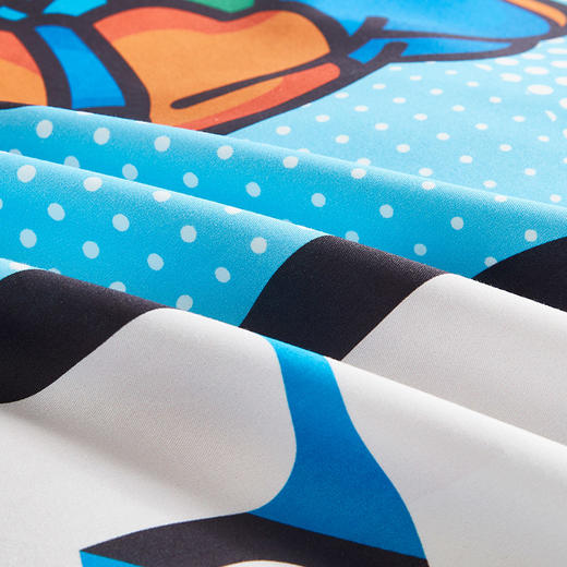 恐龙 美好一天 全棉三件套 蓝色 商品图5