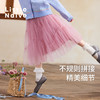 【云优选】Little Naive女童半身裙秋季新款蓬蓬纱梦幻公主裙儿童网纱半裙 商品缩略图2