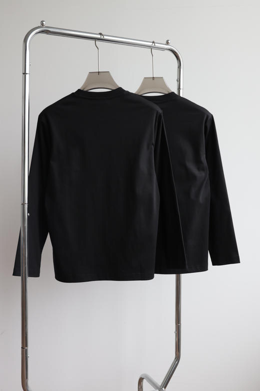 P 双标 丝光双面圆领长袖T恤 CX213 商品图2