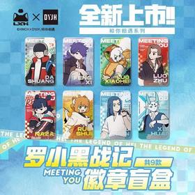 罗小黑 和你相遇 吧唧 徽章 全9种 8包/盒 国谷