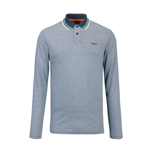 【超惠秒】BOSS 男士宽松款全棉长袖Polo T恤 11866 商品图0