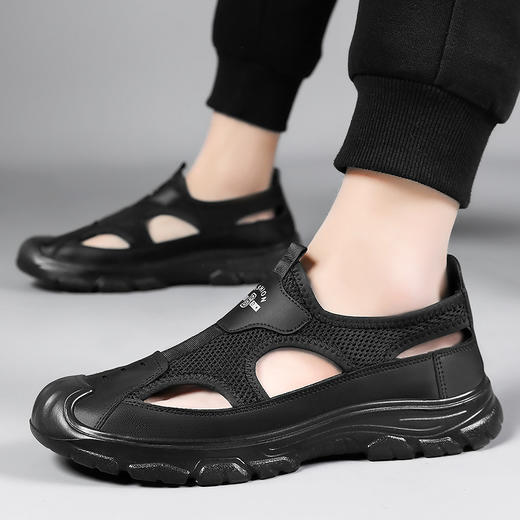 红览男士凉鞋新款跨境浮潜水鞋沙滩鞋户外登山鞋户外涉水溯溪鞋ALGLT01 商品图2