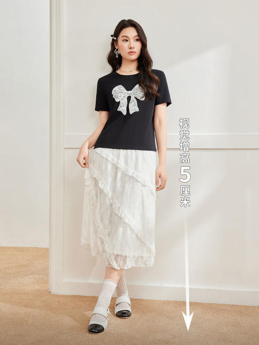 【微胖定制】IEF/爱依服大码女装夏季韩版通勤百搭显瘦T恤女DP0236- 商品图2