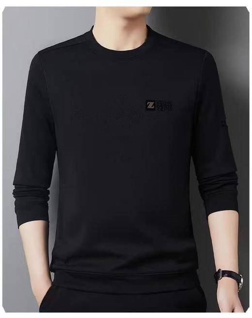 【孤品捡漏】微脏G01男款黑色Z加绒卫衣-喜出 商品图4