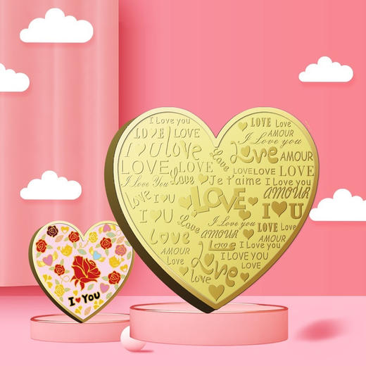 七夕宠粉！浪漫心形纪念章！9.9抢！ 商品图4