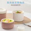 【下单赠保温袋】Klentu凯兰图  轻氧可微波饭盒  无铅陶瓷内胆 600ml+420ml 商品缩略图5