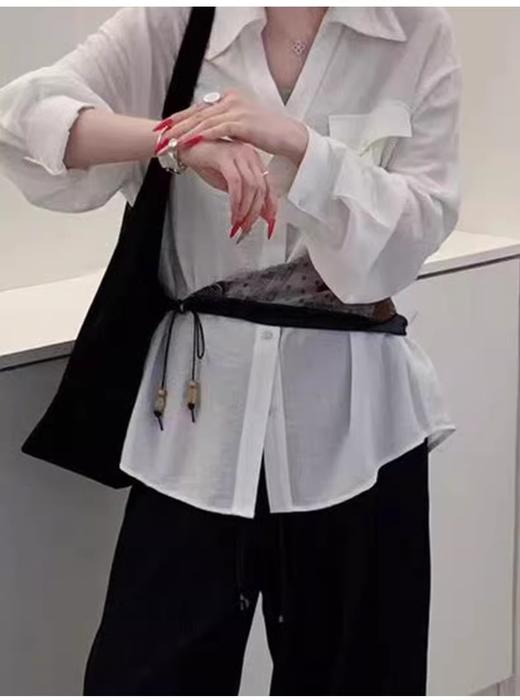 【门店同款】ENJOY秋季“城市与旷野”配丝巾衬衫 164743249 商品图0