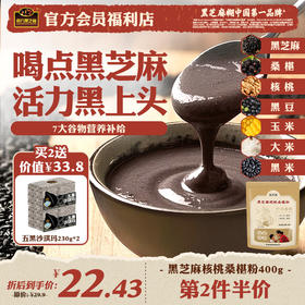 黑芝麻核桃桑椹粉400g 质检报告