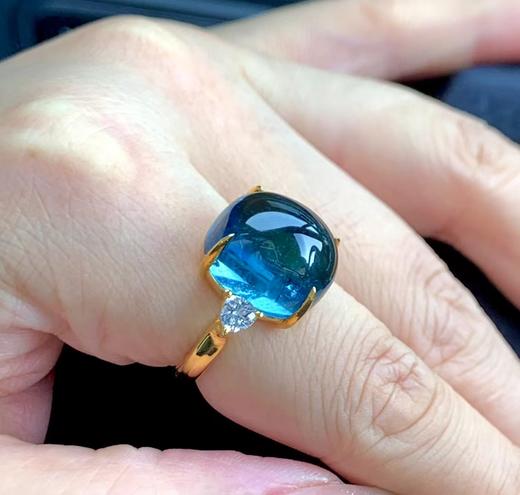 17.7ct素面碧玺戒指 商品图2