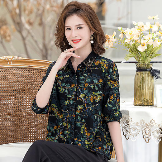 W577-18182-60-108妈妈装秋 商品图2