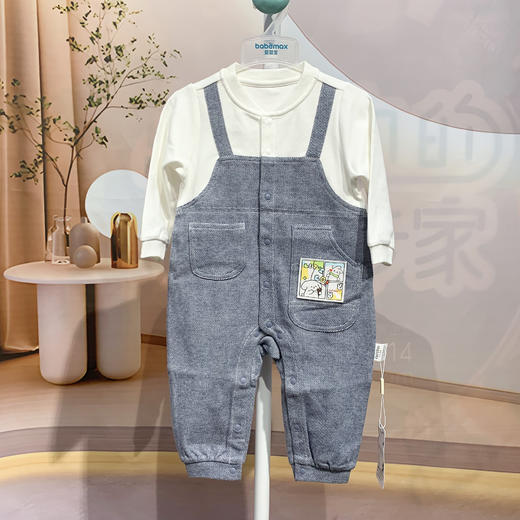 Cucutas男婴童连体服CY25AUW226牛仔蓝66#-90# 商品图1