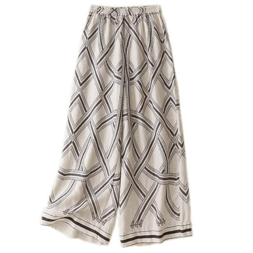 GYH 2897简约休闲薄款宽松阔腿裤 商品图4