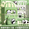 A4熊猫手提补习袋拎书袋学生书包儿童女大容量帆布补课中性笔专用 商品缩略图1