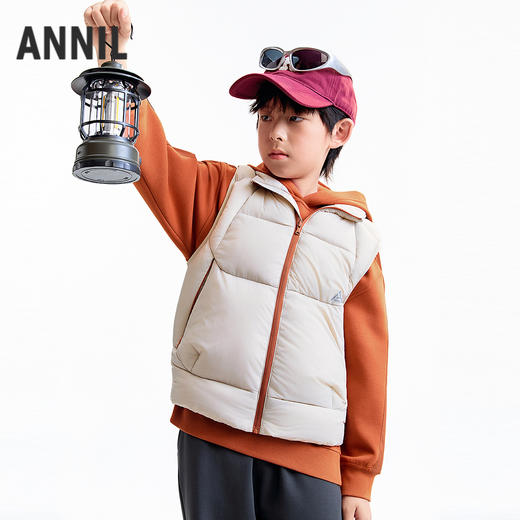 【实体店同款】男童羽绒马夹冬季新款安奈儿童装AB542108 商品图1