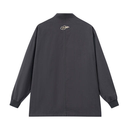 ONIARAI/鬼洗25秋季新品泥棒蓝如意福禄双兽绣花衬衫男式 N340232 商品图4