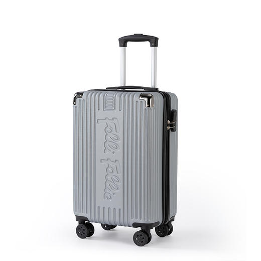 FolliFollie时尚FF竖条纹包角拉杆箱20英寸银灰色FF-Y107A 商品图1