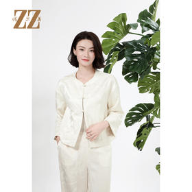 佐尔美秋季上新 优雅新中式国风气质上衣外套女M51SY10