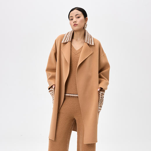 羊绒藏式大衣  SJF97W360N 商品图4