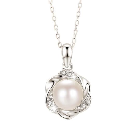 【预售3天】925纯银莫比乌斯珍珠项链小众高级感气质锁骨N002062B 商品图4