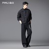 PINLI品立春季新款新中式盘扣立领夹克中国风提花休闲外套男B253104029 商品缩略图1