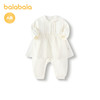 巴拉巴拉婴儿连体男女童包屁衣爬服夹棉假两件设计精致时髦洋气萌 商品缩略图0
