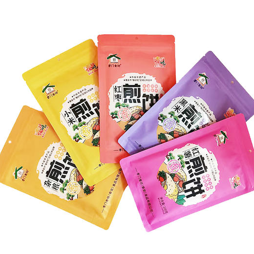 孝门石坊煎饼100g/袋 山东特产杂粮粗粮小米煎饼 商品图4