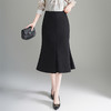 QYM 6321-Y荷叶边包臀鱼尾裙高腰气质半身裙 商品缩略图0
