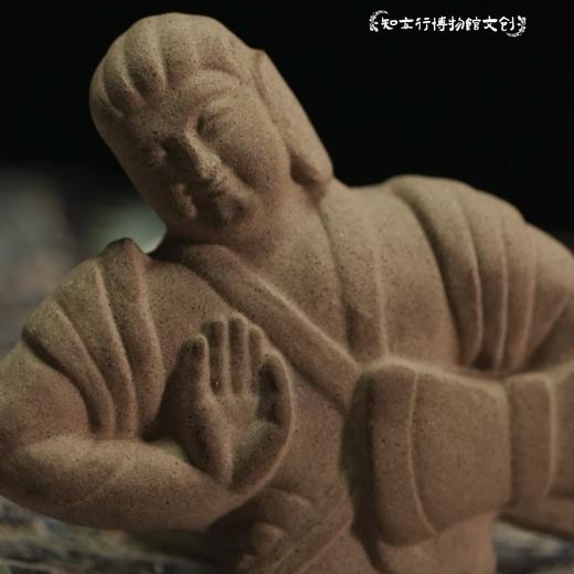 云冈石窟流失海外文物腰鼓飞天乐伎浮雕冰箱贴创意陶瓷文创磁贴 商品图3