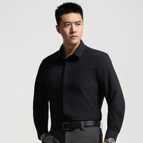 龙牙暗之火杉商务保暖长袖衬衫