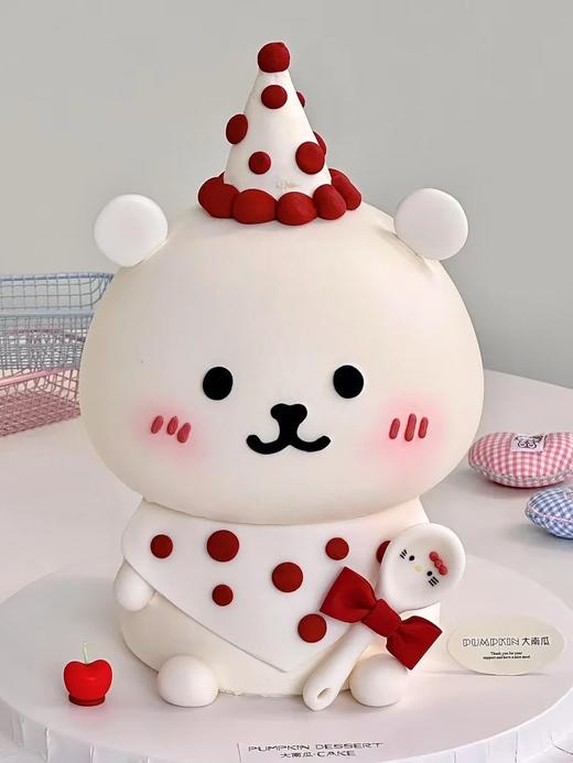 加高治愈小熊卡通蛋糕-低糖处理无添加 商品图0